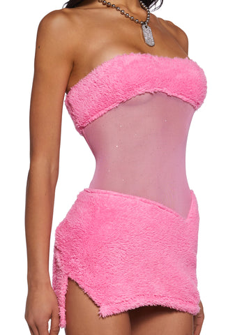 Call My Bluff Mini Dress - Pink