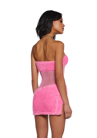 Call My Bluff Mini Dress - Pink