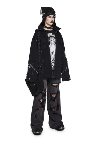 Hardcore Heavy Metal Trucker Jacket