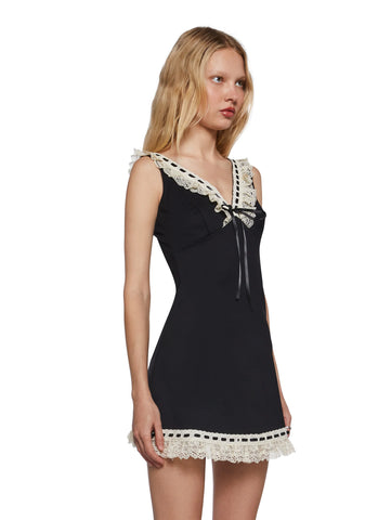 So Yesterday Mini Dress - Lace