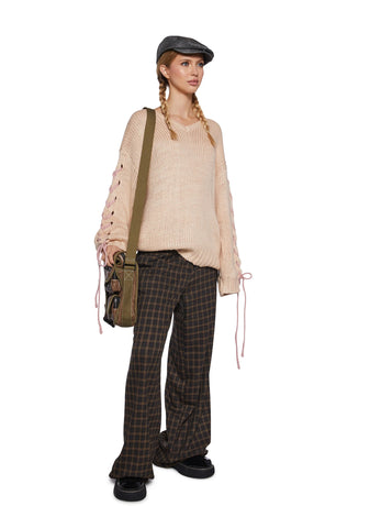 Division Vision Oversized Knit Sweater