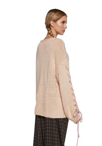 Division Vision Oversized Knit Sweater