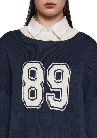 Studiously Charming Sweater Top