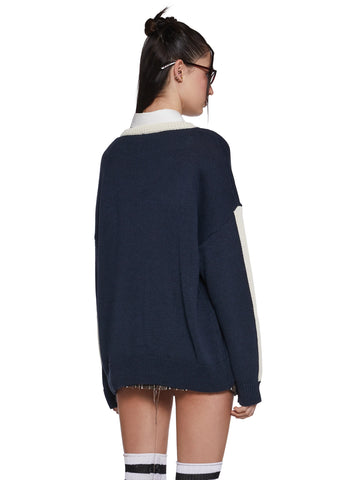 Studiously Charming Sweater Top