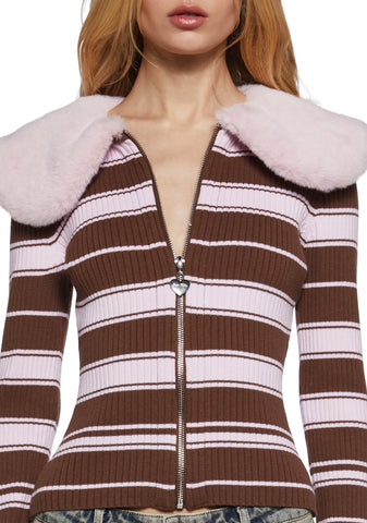 Another Love Song Zip-Up Cardigan