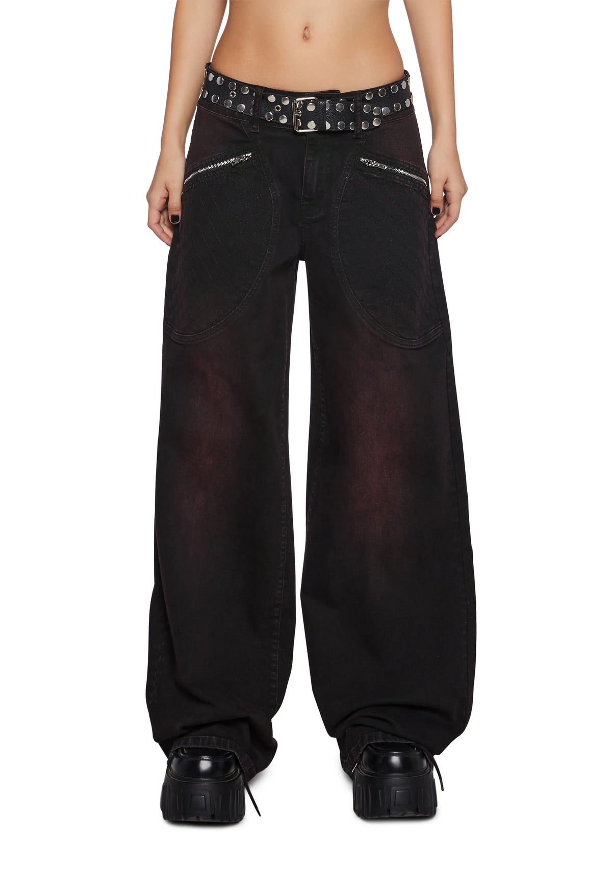 In The Garage Denim Zipper Jeans