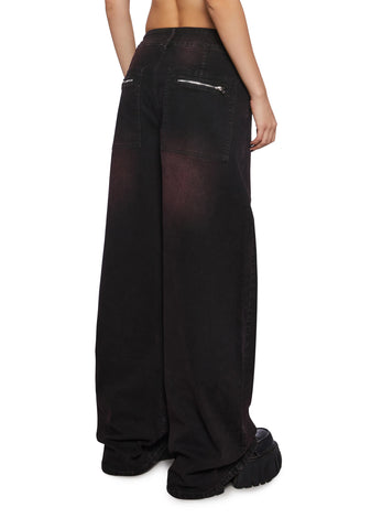 In The Garage Denim Zipper Jeans