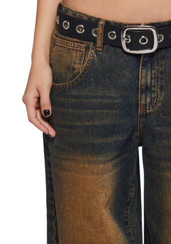 Dusted Dreams Wide Leg Jeans