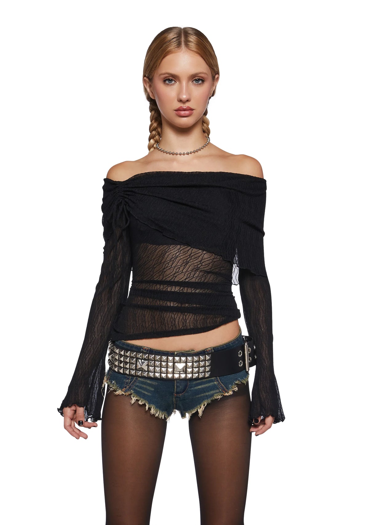 Only Yours Long Sleeve Top - Black