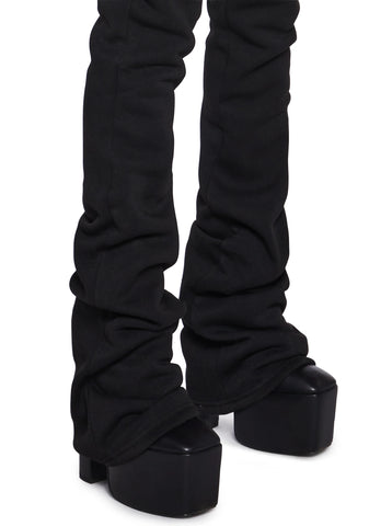 Be On Your Way Fleece Pants - Black