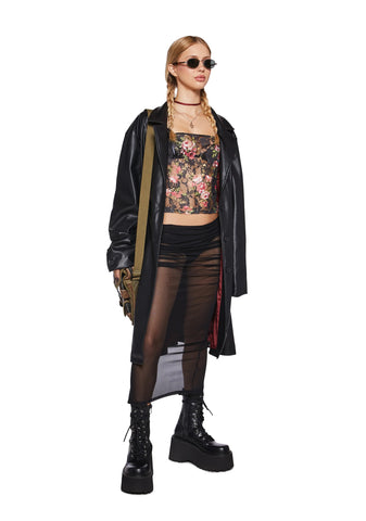 Bloom At Night Lace Top