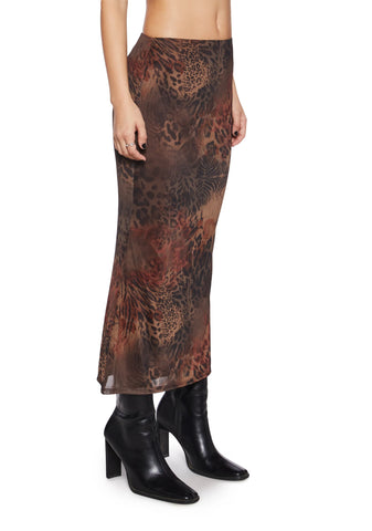 Untamed Soul Midi Skirt