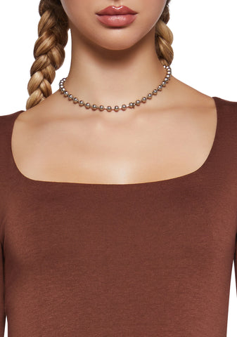 Singled Out Long Sleeve Tee - Brown