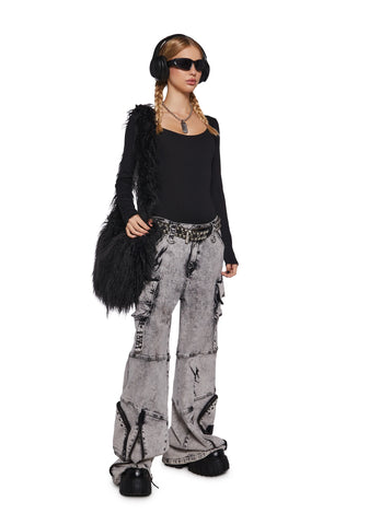 Carefree Energy Long Sleeve Bodysuit - Black