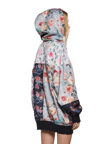 Late Riser Patchwork Hoodie