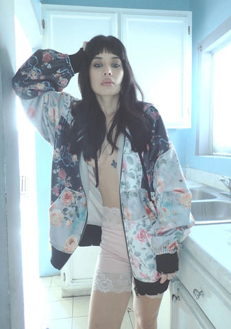 Late Riser Patchwork Hoodie