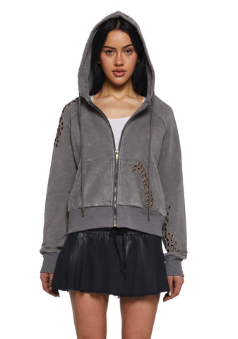 Dirty Daylight Crop Hoodie