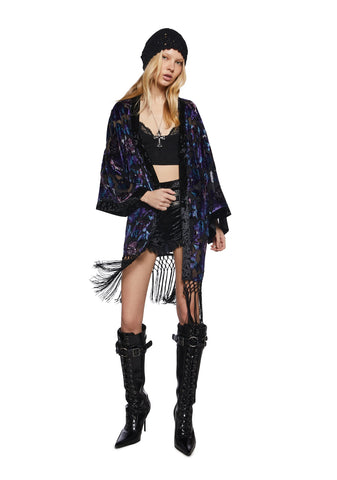 Befallen Romance Floral Kimono