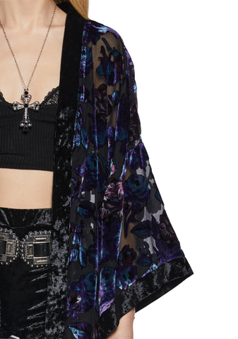 Befallen Romance Floral Kimono