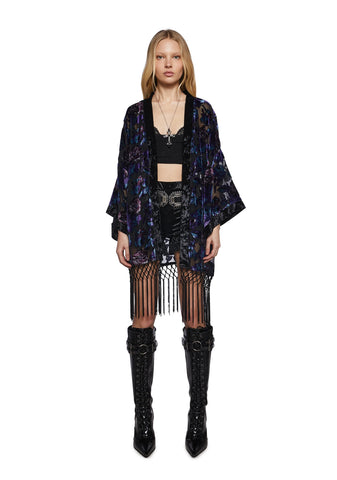 Befallen Romance Floral Kimono