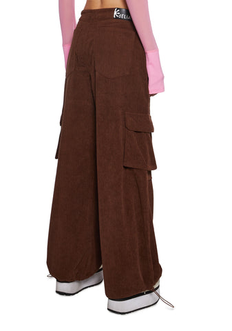 Oh My Bad Corduroy Cargo Pants