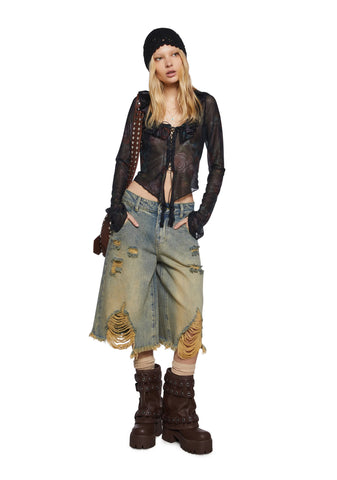 Spring Fling Mesh Top