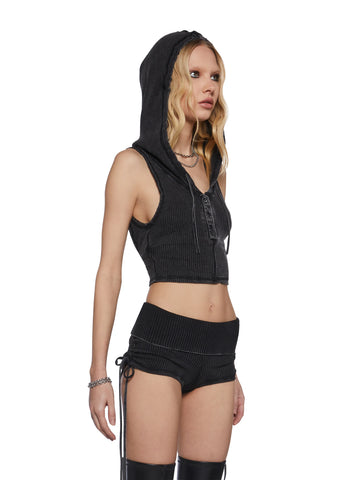 Chord Hooded Tank Top