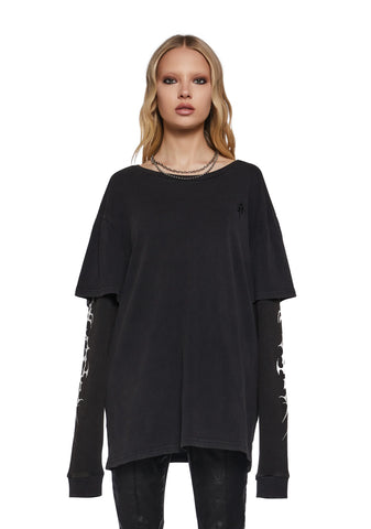 Chord Graphic Long Sleeve Tee