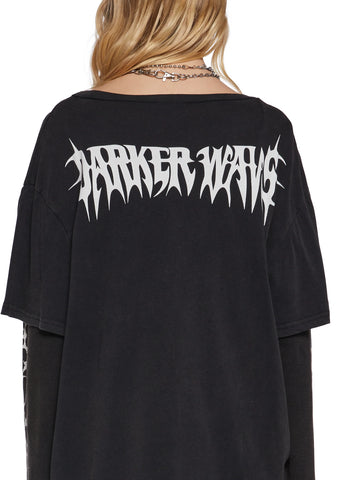 Chord Graphic Long Sleeve Tee