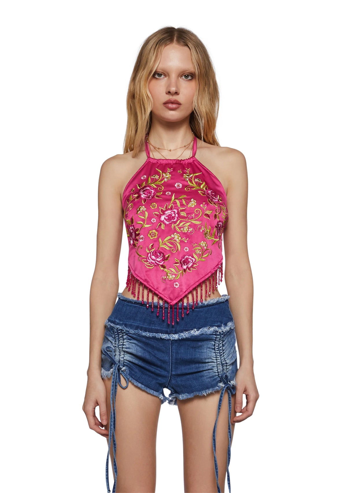 Romantic Frequency Halter Top