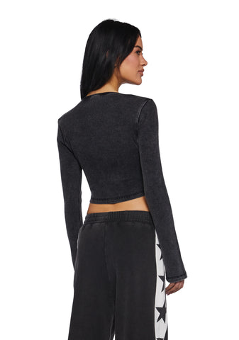 Fascinating Hook Long Sleeve Top
