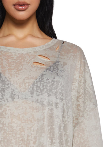 Pipe Down Oversized Tee