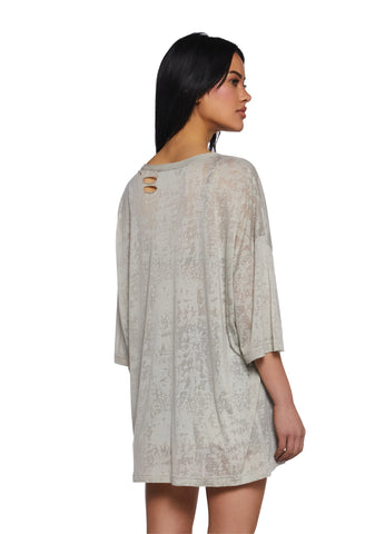 Pipe Down Oversized Tee