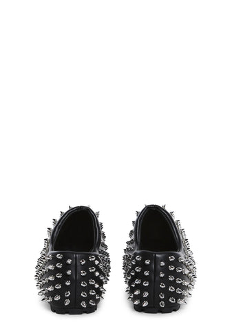Spiked Out Platform Clogs