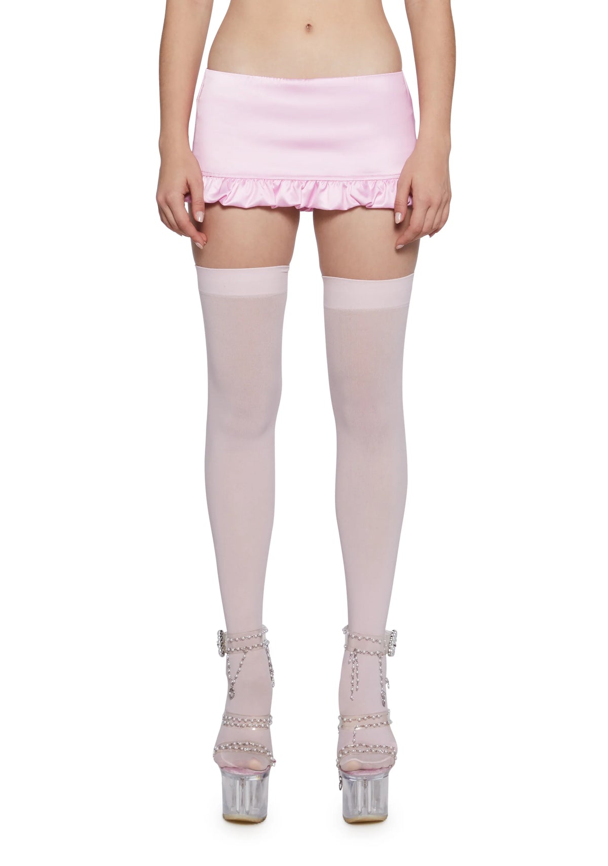 La Bella Vita Micro Skort - Light Pink