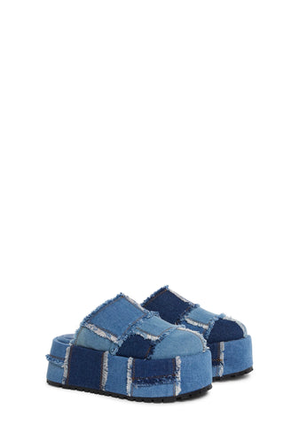 Gritty Rebel Platform Clogs