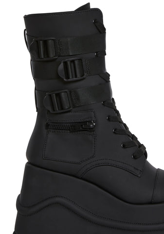 Mad Hustle Wedge Platform Boots