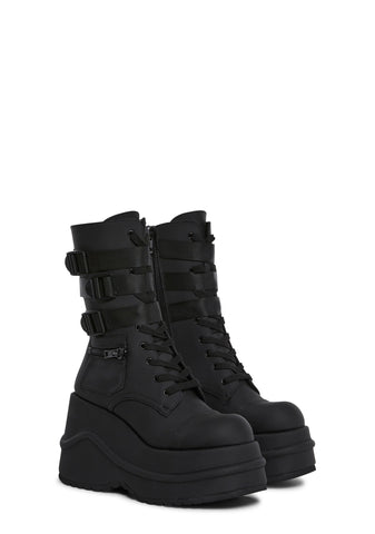 Mad Hustle Wedge Platform Boots