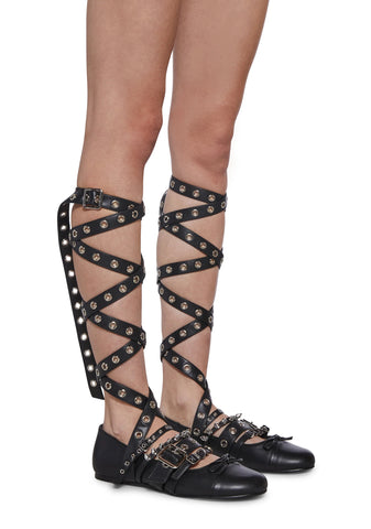 Dancing Life Wrap Ballet Flats