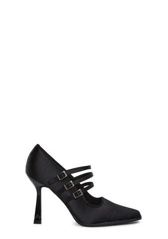 Triple Threat Pointed Toe Heels