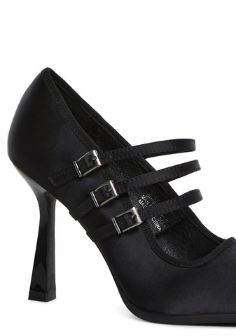 Triple Threat Pointed Toe Heels