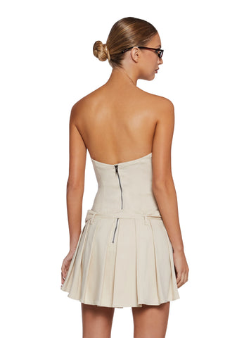 Tech Girl Rising Mini Dress - Khaki