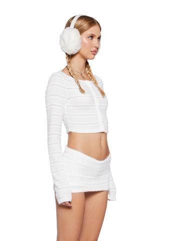 Snowfall Stunner Skort Set - White