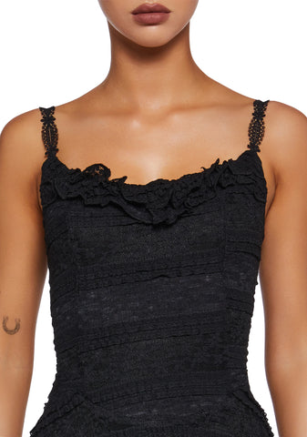 Story Of Love Mini Dress - Black