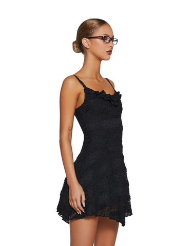 Story Of Love Mini Dress - Black