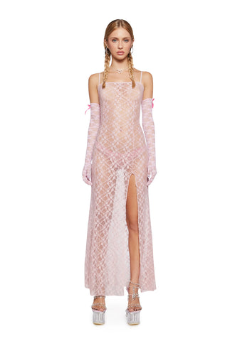 Sweet Allure Lace Maxi Dress