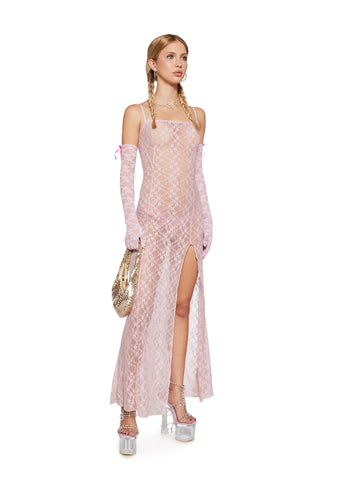 Sweet Allure Lace Maxi Dress