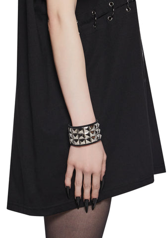 Negative Emotions Studded Bracelet