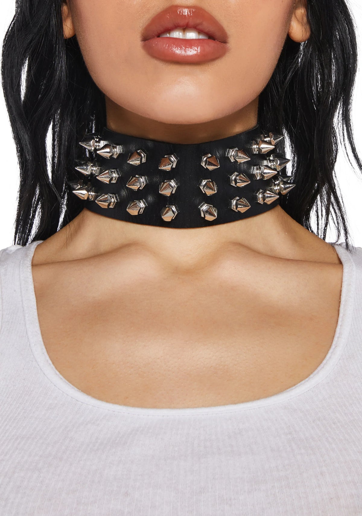 Sass Status Spiked Choker