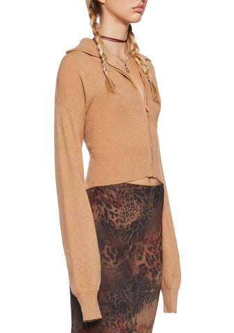 After Dinner Drinks Zip-Up Sweater